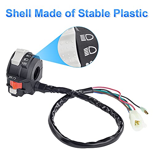WATERWICH Handlebar Headlight Switch Compatible with Yamaha Warrior Wolverine 350 Kodiak 400 2001 2000 1999 1998 Replaces 4GB-83973-01-00 4GB-83973-00-00
