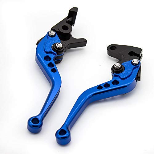FXCNC Adjustable brake clutch levers fit for Raptor YFM350 02-04,Banshee 350 02-06, Blaster YFS200 04-06,Raptor YFM660 01-06,YZ125/250 94-95,TTR125L/LE/LW 00-16