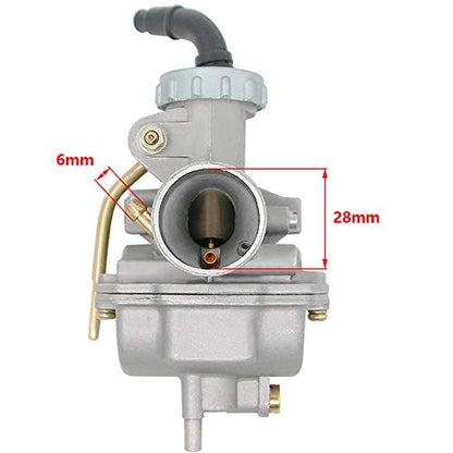 HOOAI PZ20 Carburetor for Kazuma Baja 50cc 70cc 90cc 110cc 125cc TaoTao 110B NST SunL Chinese Quad 4 Stroke ATV 4 Wheeler Go Kart Dirt Bike Honda CRF50F XL75 CRF80F XR50R with Air Fuel Filter