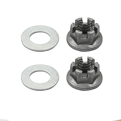 Motoparty Rear Axle Hub Castle Nut Washer For Yamaha ATV Banshee 350cc Blaster 200cc Warrior 350 Raptor 350 660 YFZ 450 Breeze MOTO-4 Grizzly 125 Rear Axle Castle Nut,Replacement for 90171-14037-00