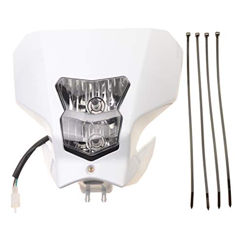 GOOFIT Dirt Bike H7 12V 35W Light Headlight Fairing Replacement for CRF450XR CRF450L CRF450X CRF450 2019-2020 Motorcycles Dirt Bike Pit Bike White