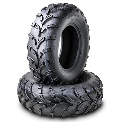 Set of 2 New WANDA ATV/UTV Tires 25x8-12 /6PR P373 - 10243 …