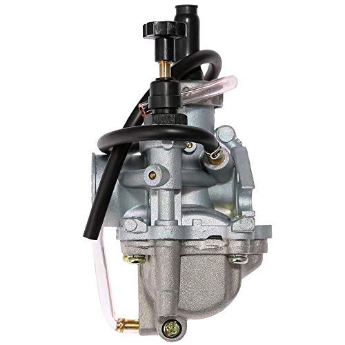 LT80 Carburetor with Fuel Switch Valve Petcock Intake Manifold for Suzuki LT 80 Quadsport ATV Carb, Replace 13200-40B10 13881-40B00 by TOPEMAI