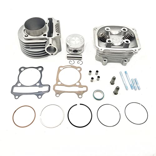 hongyu 61mm Big Bore Cylinder Head Kit for GY6 125cc to 180cc Engine with 69mm Valves scooter taotao kazuma ATV Moped