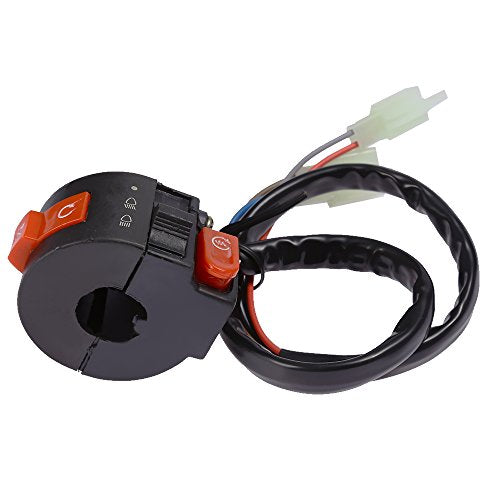 Left Handlebar Start ATV Kill Light Starter Switch Fit for 50cc 70cc 90cc 110cc 125cc Chinese Taotao Sunl Roketa