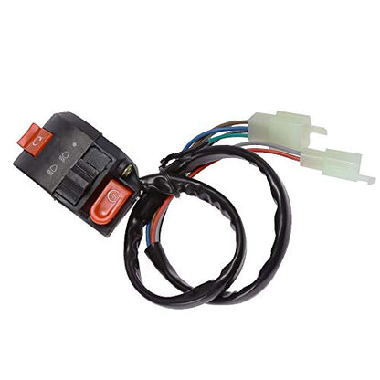 Left Handlebar Start ATV Kill Light Starter Switch Fit for 50cc 70cc 90cc 110cc 125cc Chinese Taotao Sunl Roketa