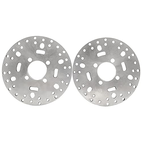 M MATI 2 PCS Front Left/Right Brake Disc Rotor for Yamaha Big Bear 350 YFM350 Big Bear 400 YFM400 Kodiak 400 YFM400 Grizzly 400 YFM400 Wolverine 350 YFM350 4KB-2582T-00-00