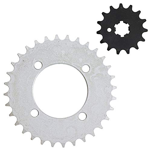NICHE 420 Pitch Front 15T Rear 32T Drive Sprocket Kit for 1983-2006 Yamaha PW80 Y-Zinger BW80 Big Wheel 80
