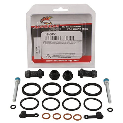 All Balls Racing Caliper Rebuild Kit Front 18-3056 Compatible With/Replacement For Honda CB 600 F Hornet 98-99, GL 1500 CT Valkyrie Tourer 97-00, PC 800 Pacific Coast 89-98, ST 1100 91-02