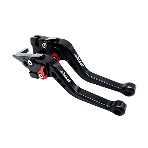 FTRT Short Brake Clutch Levers Compatible with CBR600 F2,F3,F4,F4i 1991-2007, SHADOW750 97-04, CB599/CB600 HORNET 98-06,CB400 2014, CB900 Hornet 02-06,NC700 S/X 12-13,Black