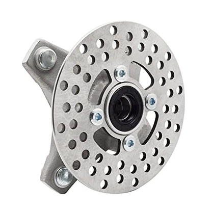 Front Wheel Hub & Brake Rotor Assy for Yamaha Banshee Warrior Raptor 350 Blaster 200