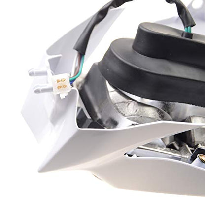 GOOFIT Dirt Bike H7 12V 35W Light Headlight Fairing Replacement for CRF450XR CRF450L CRF450X CRF450 2019-2020 Motorcycles Dirt Bike Pit Bike White