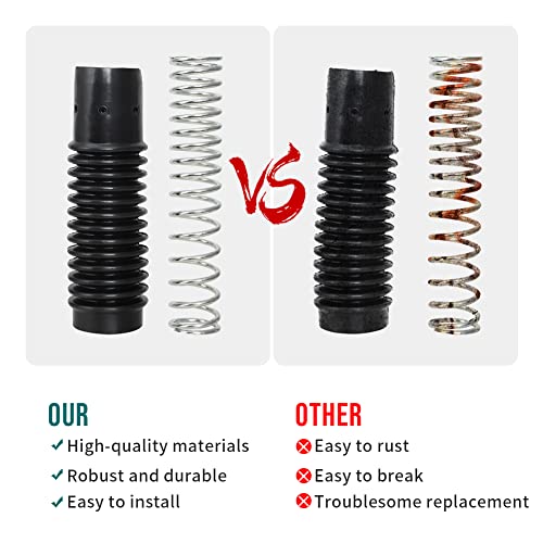 Motoparty Front Fork Rebuild Kit for Honda CT70 Trail70 1972-1979 CL70 SS50 All Model Great Replacement for Fork Boot and Spring Seal Nylon Cover Rebuild Kit