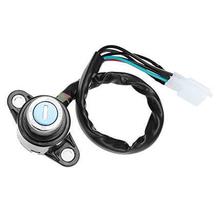 Fuel Gas Tank Cap Ignition Switch Steering Lock Set Kit Replacement for Honda Rebel CMX 250