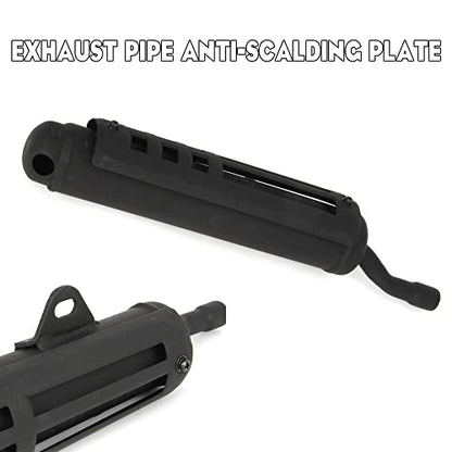 Silencer Exhaust Muffler Pipe for PW80 PY80 Pit Dirt Bike Stainless Steel