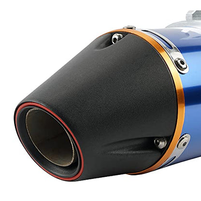 NICECNC Complete Full Escape Pipe Muffler System Compatible with Yamaha TTR230 TTR 230 2005 2006 2007 2008 2009 2010 2011 2012 2013 2014 2015 2016