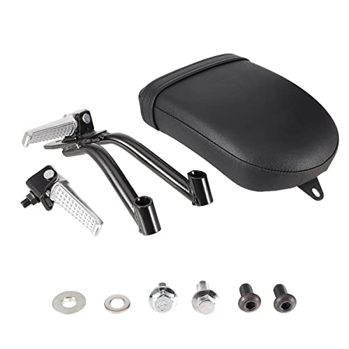 Rear Passenger Seat and Foot Pegs Kit for Honda CMX 300 CMX 500 Compatible with Honda Rebel 2017-2021