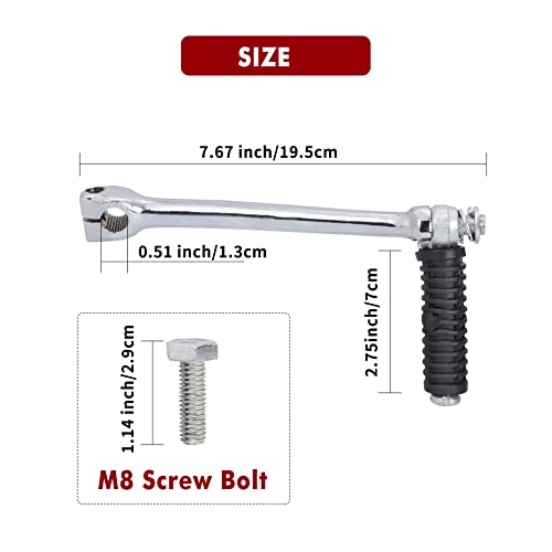 motoparty Kickstart Lever Starter, for Honda Z50 Mini Trail C70 CT70 SL70 XL70 CT90 S90 ST90 CS90 CS SL ST CT 70 90 Kick Starter Lever