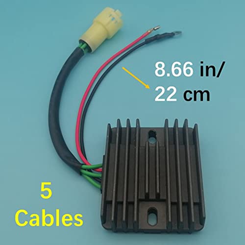 Tuzliufi Voltage Regulator Rectifier Compatible with Mercury Yamaha 804278A12 804278T11 67F-81960-12-00 67F-81960-11-00 67F-81960-10-00 75-90 HP 4 Strokes Marine 80-100HP Outboard 2000 2001-2005 Z34