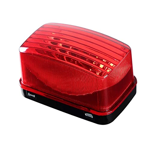 CPOWACE Taillight Housing Tail light Lens Cover Compatible with Yamaha Big Bear 400 / Grizzly 660 350 / Kodiak 400 / Rhino 660 700,Plastic Rear Light Lens Replace 5KM-84710-01-00,5KM-8472C-10-00(Red)