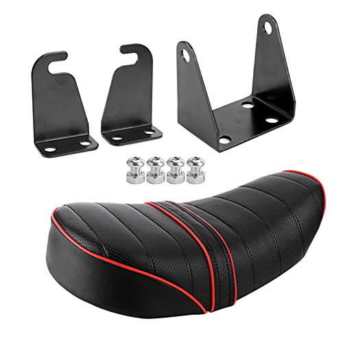 Motorcycle Saddle, Motorcycle Retro Leather Seat Saddle Cushion Fit for Honda Z50 Z50J Z50R G50F Golf50 Monkey