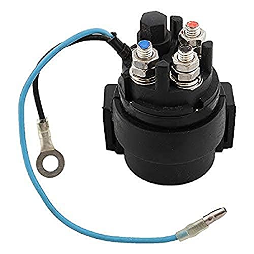 DB Electrical New Relay Assembly Compatible with/Replacement for 1999-04 Yamaha Tilt Motors, 6E5-8195C-01-00, colors may vary