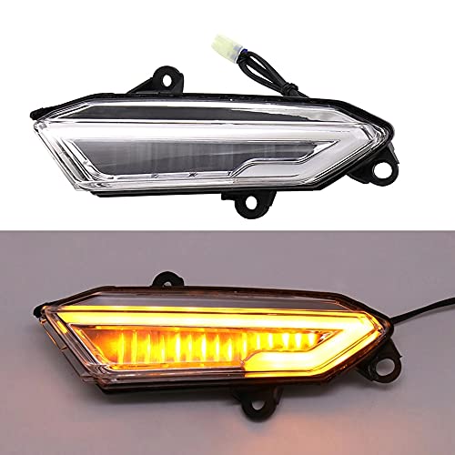 Suitable for Honda Goldwing Gold Wing GL1800 GL 1800 F6B 2018-2020 motorcycle LED front side mirror turn signal indicator motorcycle accessories LED light, transparent
