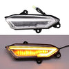Suitable for Honda Goldwing Gold Wing GL1800 GL 1800 F6B 2018-2020 motorcycle LED front side mirror turn signal indicator motorcycle accessories LED light, transparent
