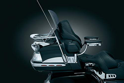 Kuryakyn 8991 Motorcycle Accessory: Swing-Out Padded Passenger Armrests with Drink/Cup Holder for 2001-17 Honda Gold Wing GL1800 Motorcycles, Chrome