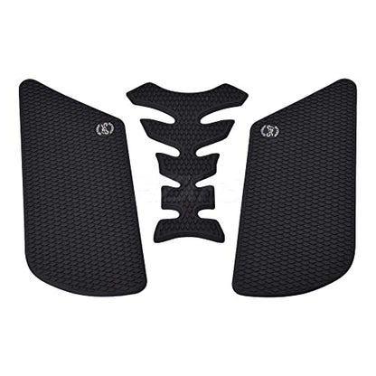 HZXHS Motorcycle Anti Slip Tank Pad Stickers For Honda VFR800 1998 1999 2000 2001 2002 2003 2004 2005 2006 2007 VFR 800 (A), Black (1998-2007)