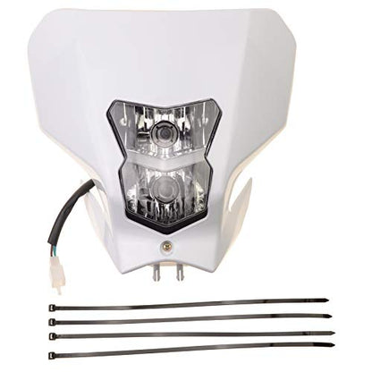 GOOFIT Dirt Bike H7 12V 35W Light Headlight Fairing Replacement for CRF450XR CRF450L CRF450X CRF450 2019-2020 Motorcycles Dirt Bike Pit Bike White
