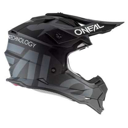 O'Neal - 0200-S13 2Series Adult Helmet, Slick (Black/Gray, MD)