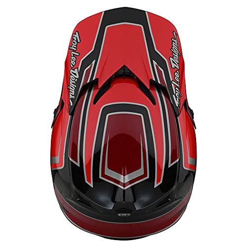 Troy Lee Designs GP Ritn Adult Motocross Helmet - Face Helmet Offroad Motorcycle Dirt Bike ATV Powersports Dual Sport Racing Helmet - Mens Womens Unisex (Red, MD)