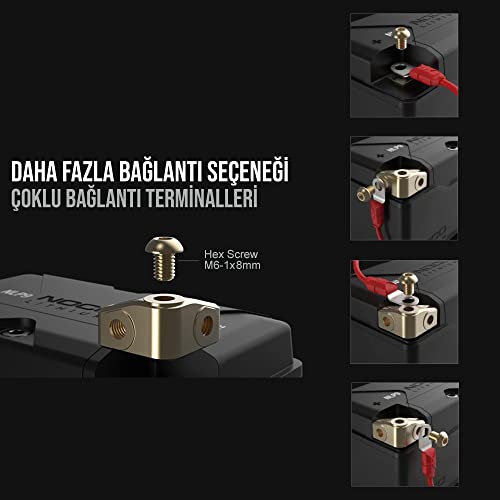 NOCO Lithium NLP9, Group 9, 400A Lithium LiFePO4 Motorcycle Battery, 12V 3Ah ATV, UTV, Jet Ski, 4 Wheeler, Quad, Riding Lawn Mower, Tractor, Scooter, PWC, Seadoo, Polaris and Generator Battery