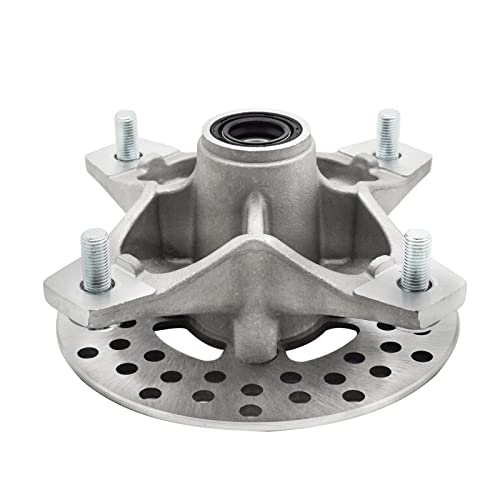Front Wheel Hub & Brake Rotor Assy for Yamaha Banshee Warrior Raptor 350 Blaster 200