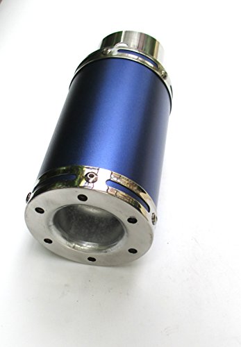 NEW! High Performance Exhaust System Muffler for GY6 50cc-400cc 4 Stroke Scooters ATV Go Kart (Blue)
