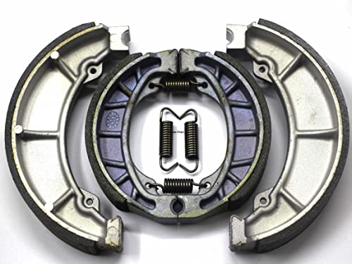 Master Chen Front Rear Brake Shoes for Honda ATC125M 1984-1987 - ATC 185 185S 1980-1983 - ATC200 ATC 200 M S E ES Big Red 1981-1986 Brakes Drum Pads 303 306 MC0234