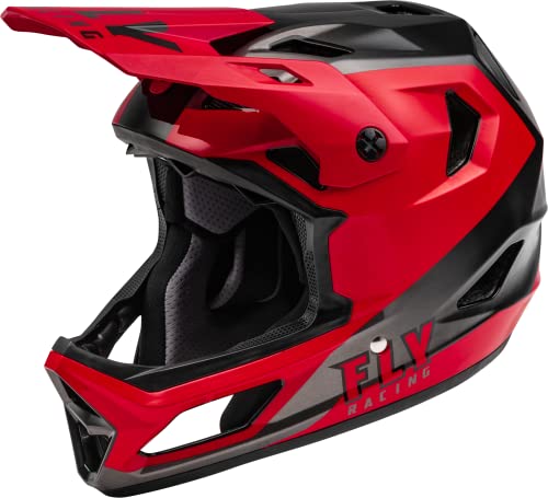 Fly Racing Adult Rayce Cycling Helmet (Red/Black, Large)