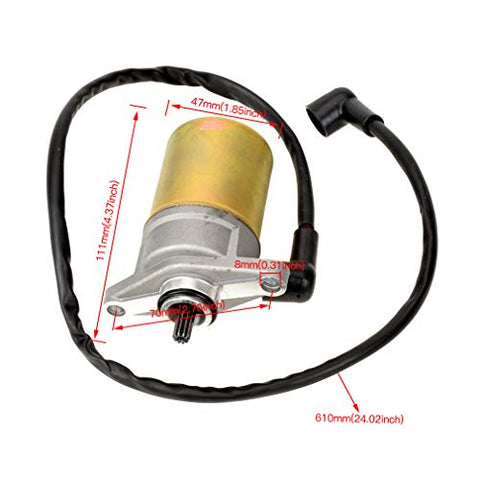  Electric Starter Motor for GY6 47cc 49cc 50cc 139QMB