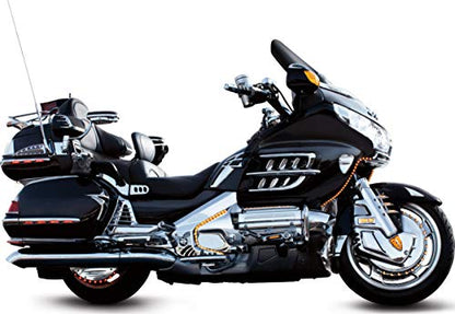 Kuryakyn 8991 Motorcycle Accessory: Swing-Out Padded Passenger Armrests with Drink/Cup Holder for 2001-17 Honda Gold Wing GL1800 Motorcycles, Chrome