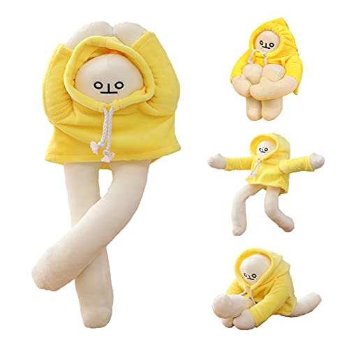 SENCU Plush Banana Man Toys,16 Inch Weird Banana Stuffed Animals Doll with Magnet,Funny Changeable Plush Pillow Decompression Toy Gifts for Boys Girls Birthday Party Christmas…