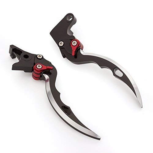 FXCNC Billet Blade Brake Clutch Levers Compatible with NC750 S/X 14-15,Fury/VTX1300CX 11-17,VT750 Phantom/Shadow 10-17,Black Spirit 14-16 CMX 500/300 Rebel 2017