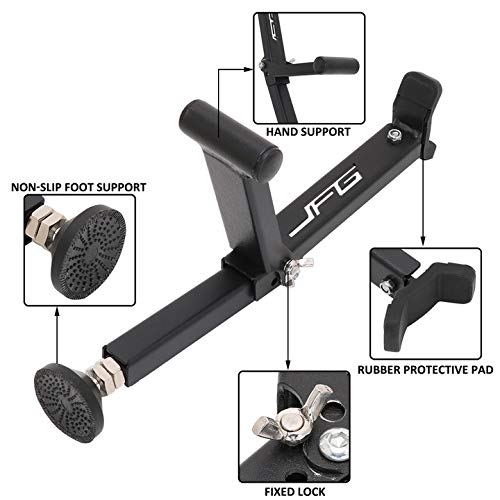 Motorcycle Rear and Front Wheel Lift Stand Trail Stand Easy And Portable-Second Generation New Design for Most Motorcycle Wheels