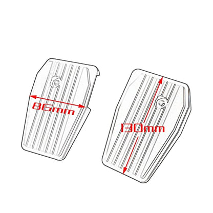 Midimttop Motorcycle Wide Foot Pegs Pedals Rest Footpegs Pads for Ho-nda Rebel 300 Rebel 500 2017 2018 2019 2020 2021 CMX 500 Footrest Parts Accessories (Black)