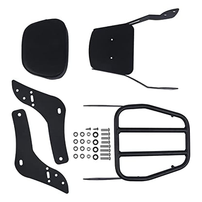 Worldmotop Motorcycle Sissy Bar Backrest Rear Passenger Seat for Honda Rebel CMX1100 CMX 1100 2021 2022 Detachable Backrest (for CMX1100-A)