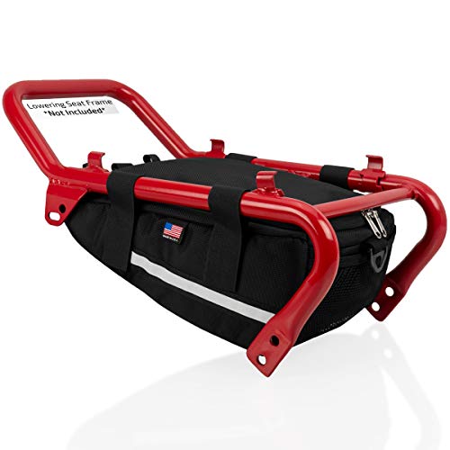 Chase Harper USA 5000 for Lowered Frames - Compatible with all Honda Ruckus Model Years with a Lowered Seat Frame - Water and Tear-Resistant Ballistic Nylon - Black