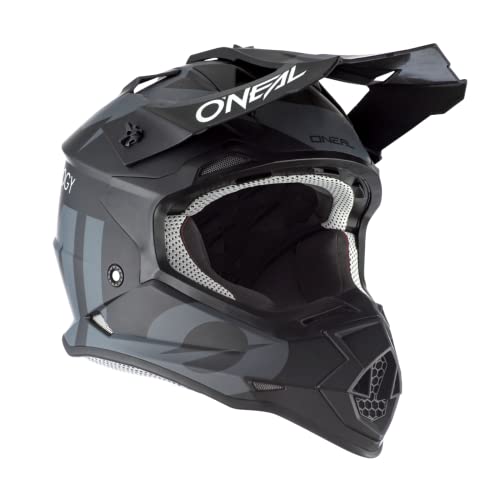 O'Neal - 0200-S13 2Series Adult Helmet, Slick (Black/Gray, MD)