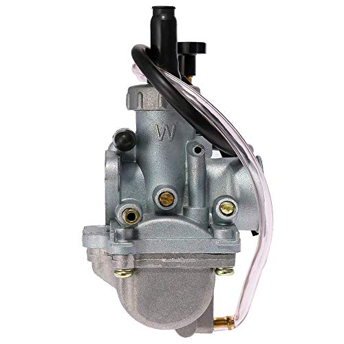LT80 Carburetor with Fuel Switch Valve Petcock Intake Manifold for Suzuki LT 80 Quadsport ATV Carb, Replace 13200-40B10 13881-40B00 by TOPEMAI