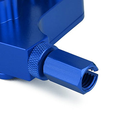 AnXin ATV Thumb Lever Control Throttle Housing Assembly Universal 7/8" CNC for Raptor 700 Banshee 350 Blaster 200 Warrior 350 YFZ450 King Quad LTZ250 Sportrax 450 TRX450ER TRX450R ATV Quad Blue
