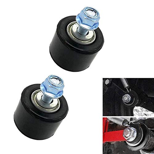 8mm Black Chain Roller Pulley Slider Tensioner Wheel Guide Fit for Pit Dirt Mini Bike ATV Motorcycle Baja Mini Yamaha Honda Coleman, 2 Pack